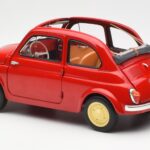 Fiat Nuova 500 Coral Red Kyosho 1:18 08966R - image 7 of 8