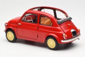 Fiat Nuova 500 Coral Red Kyosho 1:18 08966R Diecast — photo 7 of 8