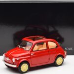 Fiat Nuova 500 Coral Red Kyosho 1:18 08966R - image 8 of 8