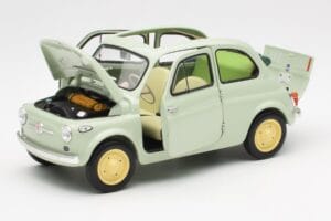 Fiat Nuova 500 Clear Green Kyosho 1:18 08966LG Diecast — photo 2 of 8