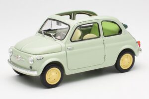 Fiat Nuova 500 Clear Green Kyosho 1:18 08966LG