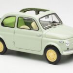 Fiat Nuova 500 Clear Green Kyosho 1:18 08966LG - image 6 of 8