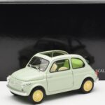 Fiat Nuova 500 Clear Green Kyosho 1:18 08966LG - image 8 of 8