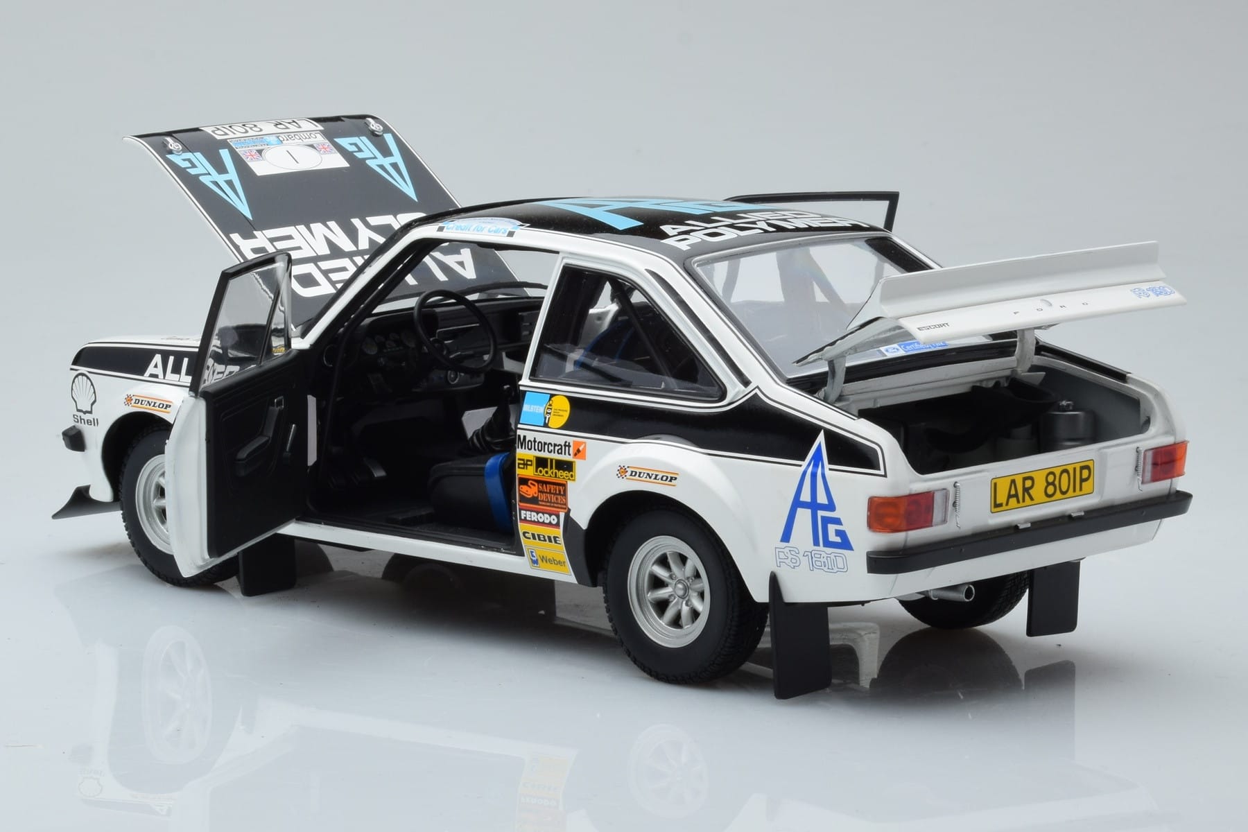 Ford Escort RS 1800 Allied Polymer #1 T. Makinen / H. Liddon Winner RAC Rally 1975 Minichamps 1:18 100758401 Diecast — photo 5 of 8