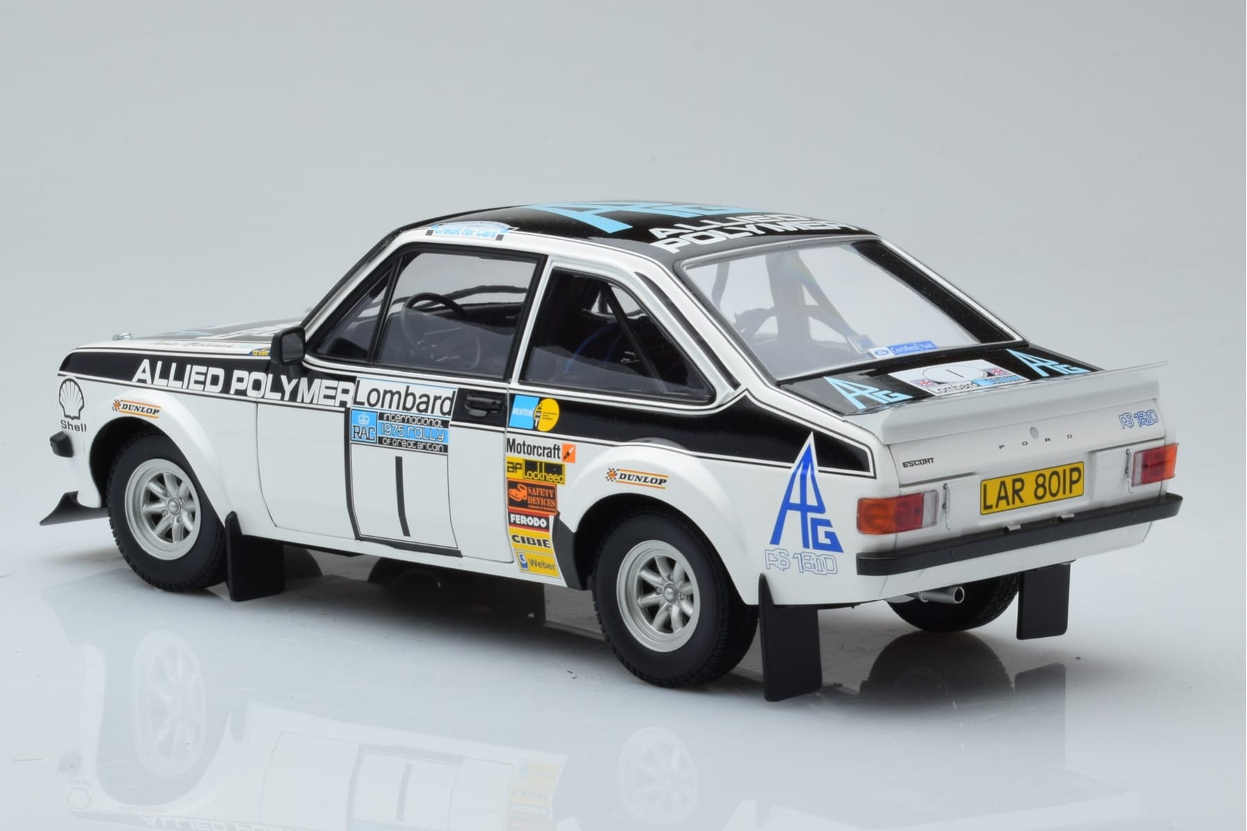 Ford Escort RS 1800 Allied Polymer #1 T. Makinen / H. Liddon Winner RAC Rally 1975 Minichamps 1:18 100758401 Diecast — photo 7 of 8