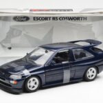 Ford Escort RS Cosworth Blue Metallic UT Models 1:18 180082101-R1 - image 2 of 6