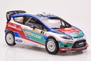 Ford Fiesta RS WRC Ford Abu Dhabi #3 M. Hirvonen / J. Lehtinen Winner Rally Australia 2011 Minichamps 1:18 151110803 Diecast — photo 4 of 6