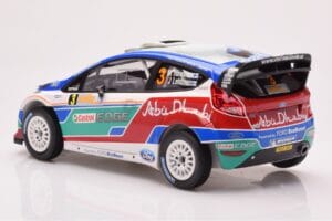 Ford Fiesta RS WRC Ford Abu Dhabi #3 M. Hirvonen / J. Lehtinen Winner Rally Australia 2011 Minichamps 1:18 151110803 Diecast — photo 5 of 6