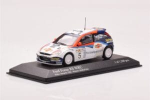 Ford Focus RS WRC #5 C. McRae / N. Grist Rally Acropolis Winner 2002 Minichamps 1:43 430028905 Diecast — photo 2 of 4