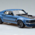 Ford Mustang Boss Cobra Ruffian Cars Blue GT Spirit 1:18 - image 4 of 6