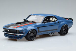 Ford Mustang Boss Cobra Ruffian Cars Blue GT Spirit 1:18