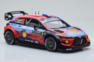 Hyundai i20 Coupe WRC #9 S. Loeb / I. Galmiche Rally Monte Carlo 2020 IXO 1:18 18RMC067B Diecast — photo 4 of 6