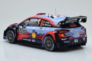 Hyundai i20 Coupe WRC #9 S. Loeb / I. Galmiche Rally Monte Carlo 2020 IXO 1:18 18RMC067B Diecast — photo 5 of 6
