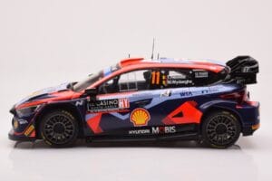 Hyundai i20 N Rally1 #11 T. Neuville / M. Wydaeghe Rally Monte Carlo 2023 IXO 1:18 18RMC153A Diecast — photo 3 of 6