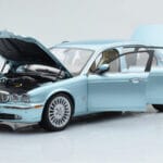 Jaguar XJ6 X350 Seafrost Light Blue Almost Real 1:18 - image 2 of 11