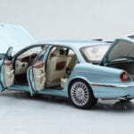 Jaguar XJ6 X350 Seafrost Light Blue Almost Real 1:18 - image 3 of 11