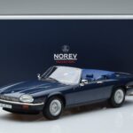 Jaguar XJS V12 Convertible Blue Metallic Limited Edition Norev 1:18 182636 Diecast - image 6 of 6