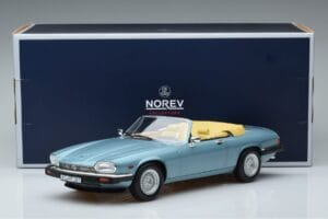 Jaguar XJS V12 Convertible Light Blue Metallic Norev 1:18 182635 Diecast — photo 6 of 6