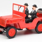 Jeep Willys Tintin 2 Figures UT Models 1:18