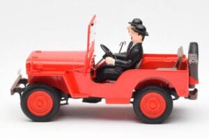 Jeep Willys Tintin 2 Figures UT Models 1:18 180150000 Diecast — photo 3 of 6