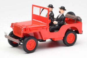 Jeep Willys Tintin 2 Figures UT Models 1:18