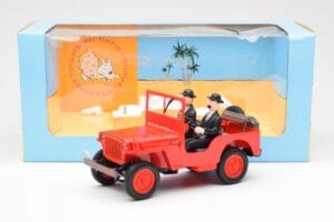 Jeep Willys Tintin 2 Figures UT Models 1:18 180150000 Diecast — photo 6 of 6