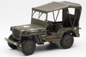Jeep Willys With Canvas Top UT Models 1:18