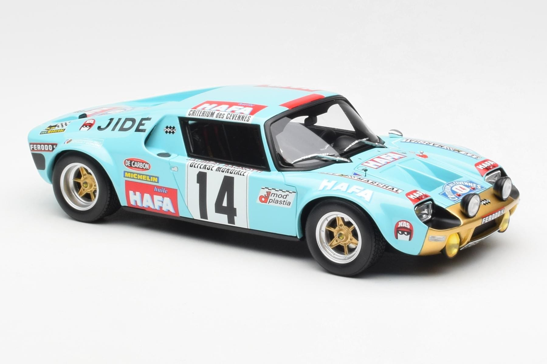 Jide 1600S Gr.4 #14 J. Ragnotti / Jaubert Criterium des Cevennes 1972 Otto 1:18 OT287 Resin — photo 4 of 6