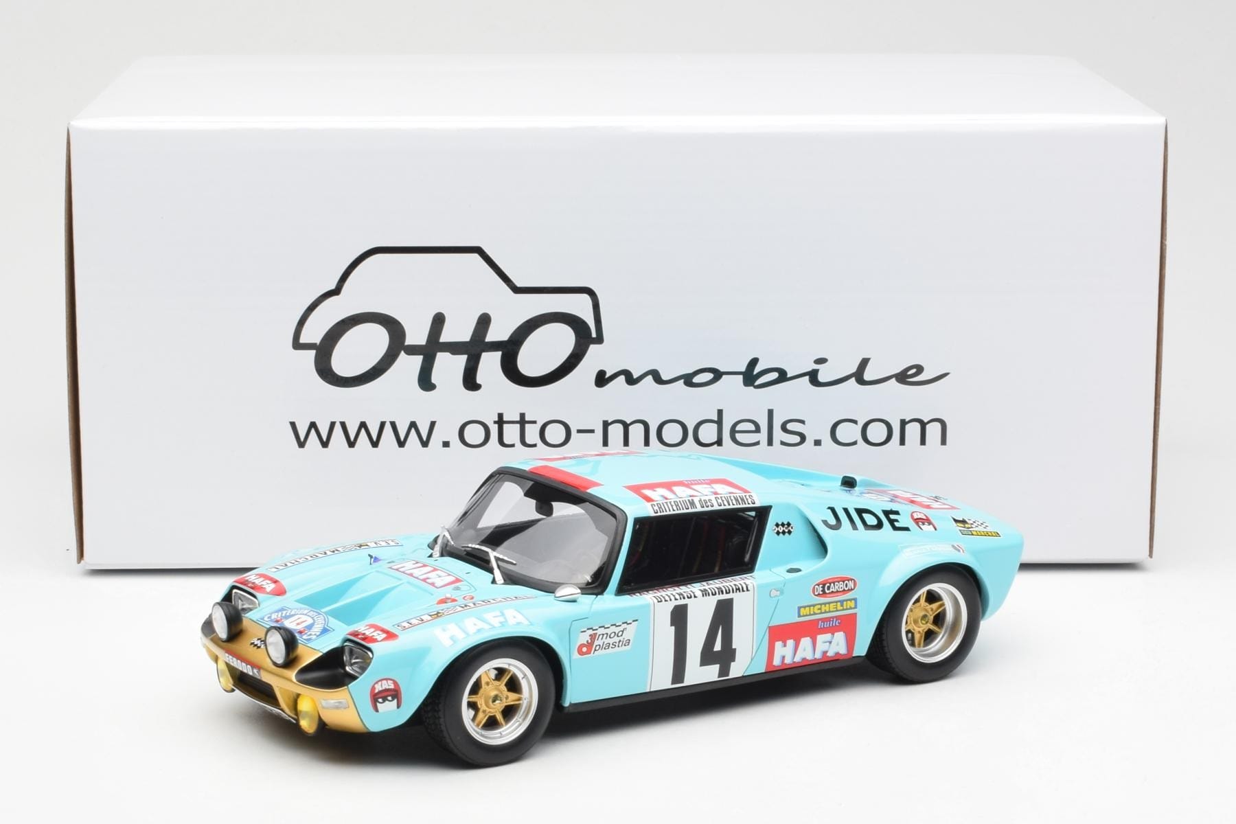 Jide 1600S Gr.4 #14 J. Ragnotti / Jaubert Criterium des Cevennes 1972 Otto 1:18 OT287 Resin — photo 6 of 6