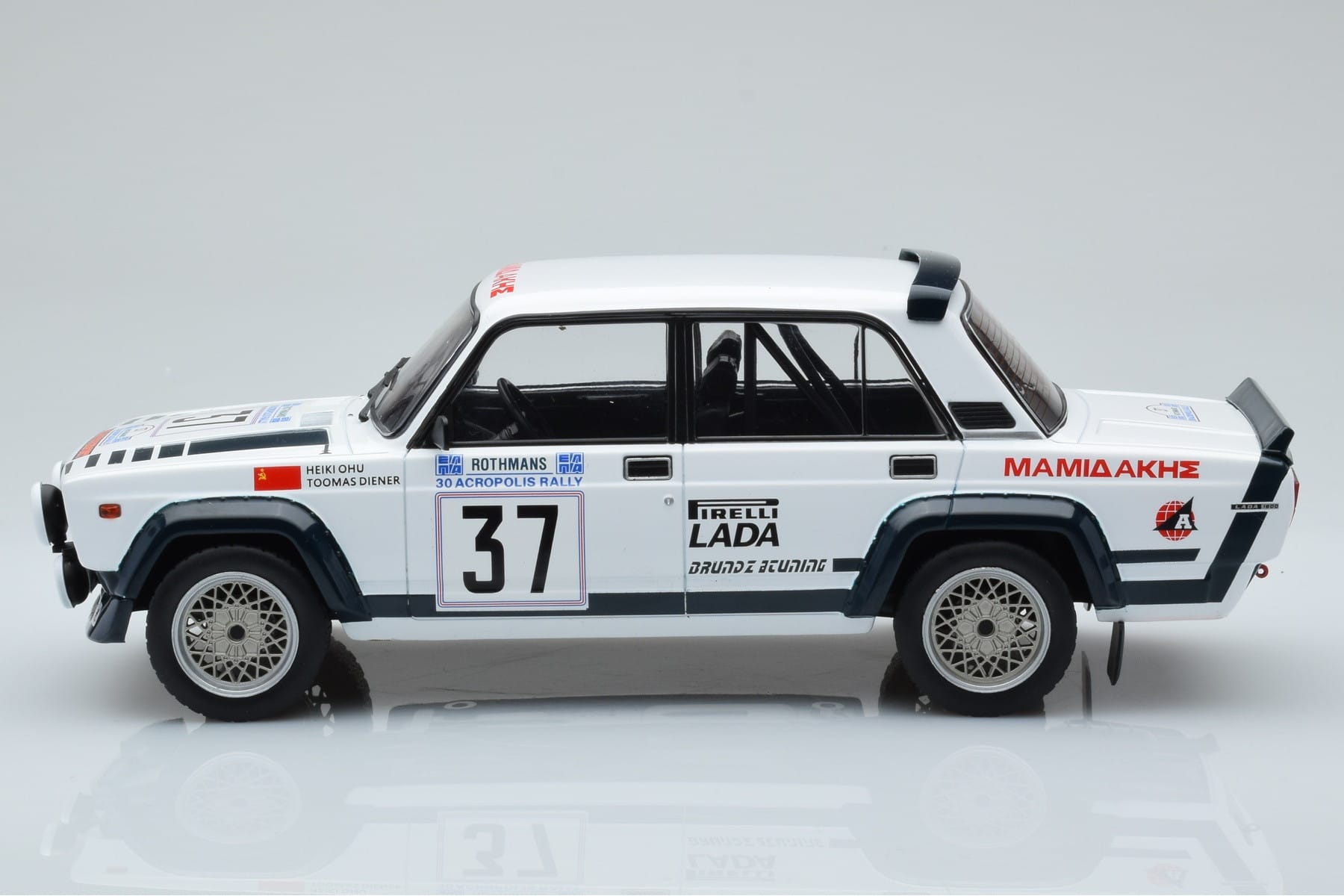 Lada 2105 VFTS #37 H. Ohu Rally Acropolis 1983 IXO 1:18 18RMC145 Diecast — photo 3 of 6