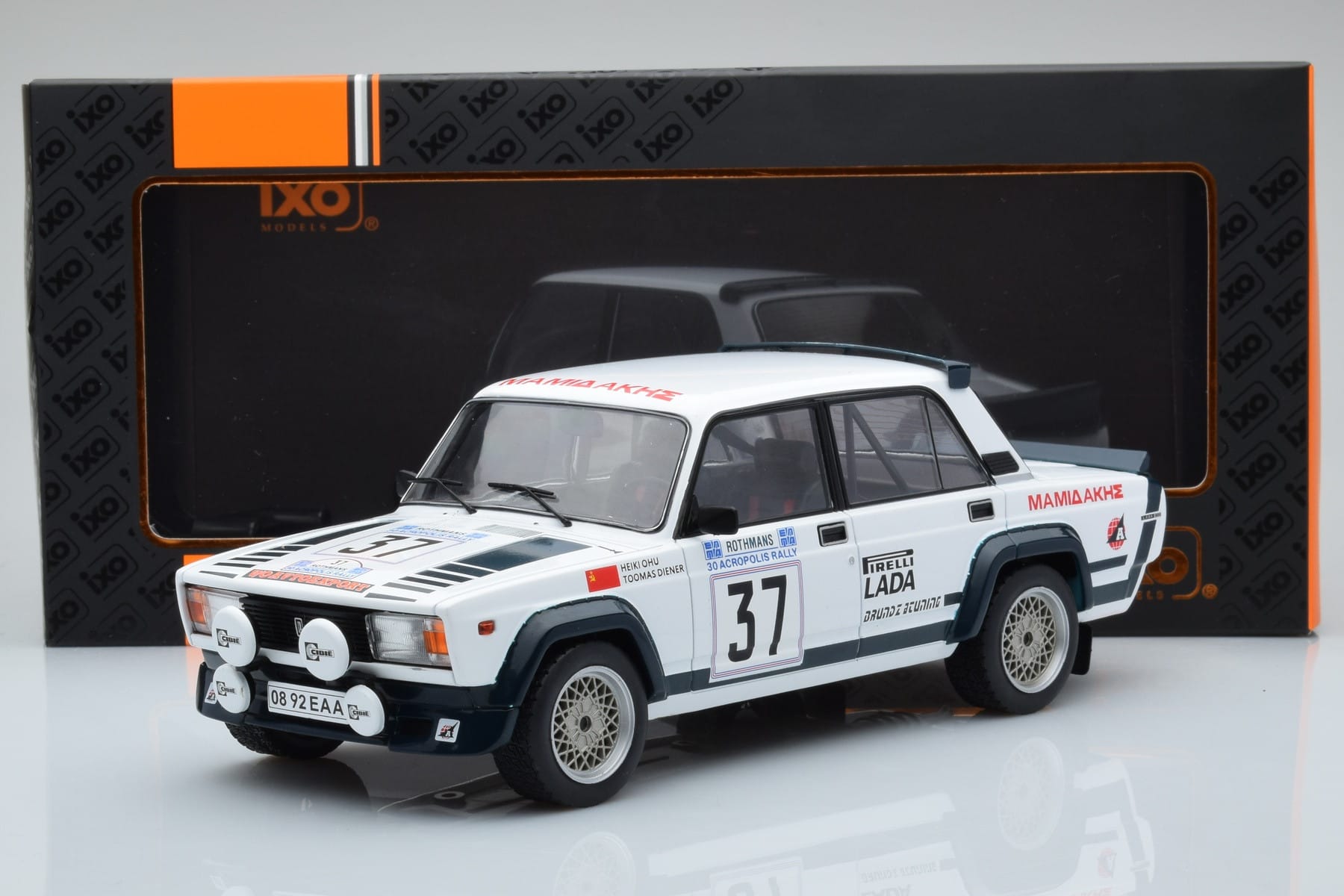 Lada 2105 VFTS #37 H. Ohu Rally Acropolis 1983 IXO 1:18 18RMC145 Diecast — photo 6 of 6
