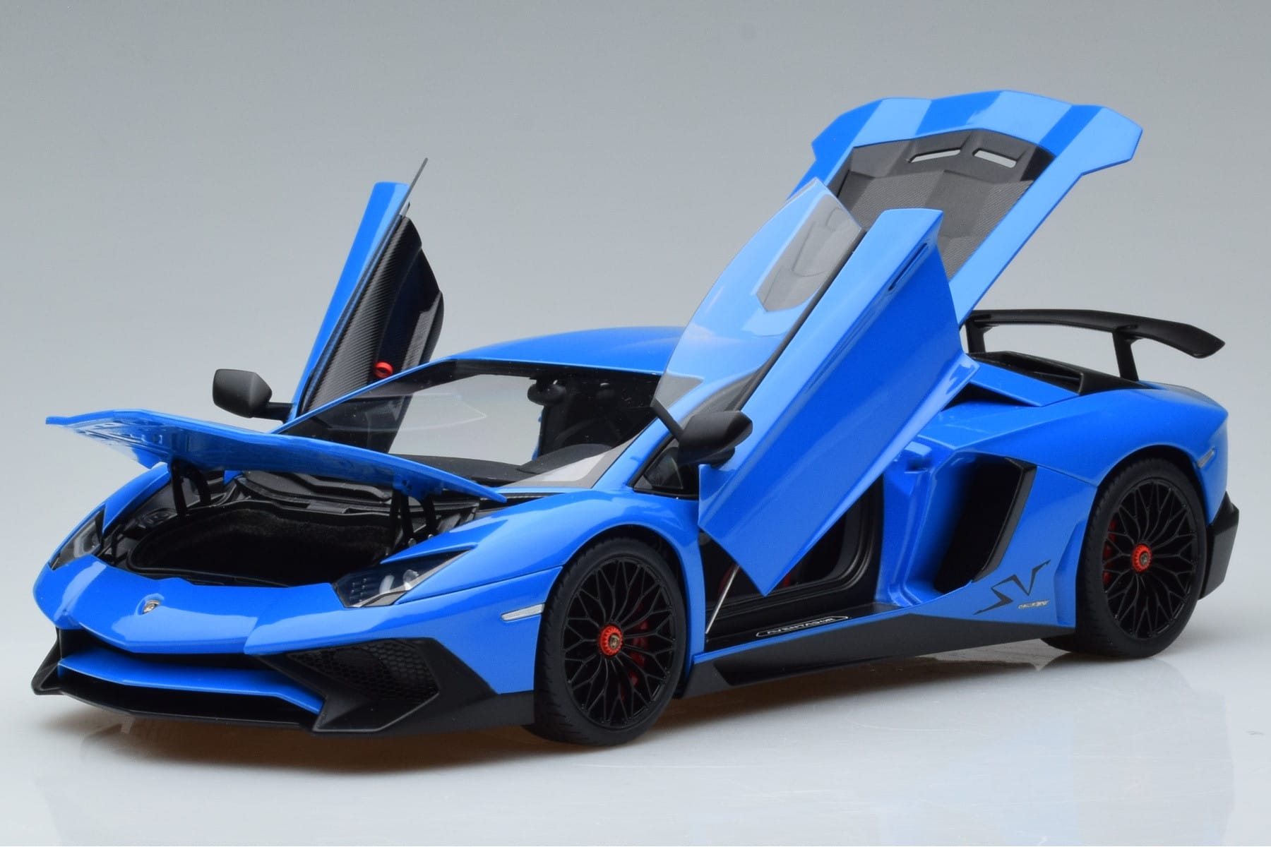 Lamborghini Aventador LP750-4 SV Blue AUTOart 1:18 74559 Composite — photo 2 of 8