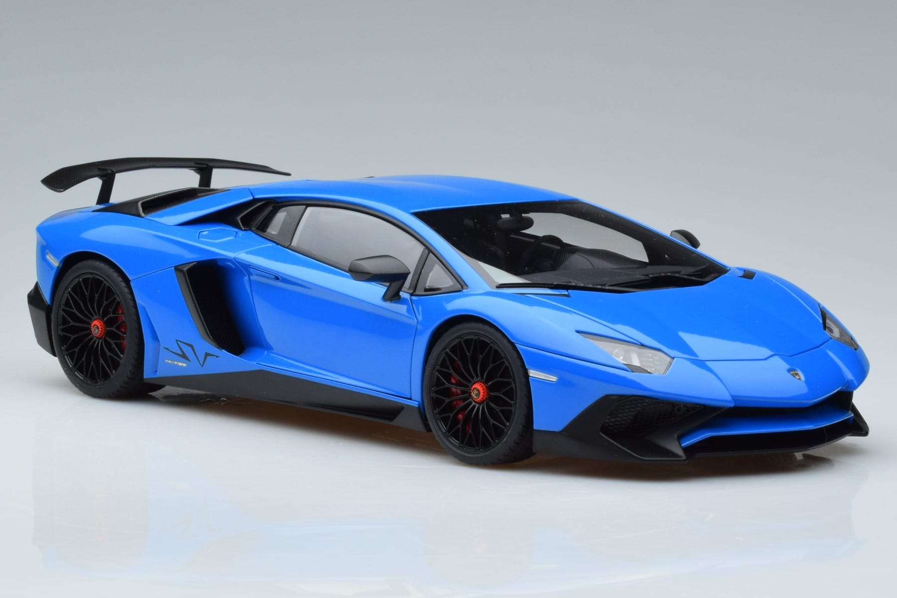 Lamborghini Aventador LP750-4 SV Blue AUTOart 1:18 74559 Composite — photo 5 of 8