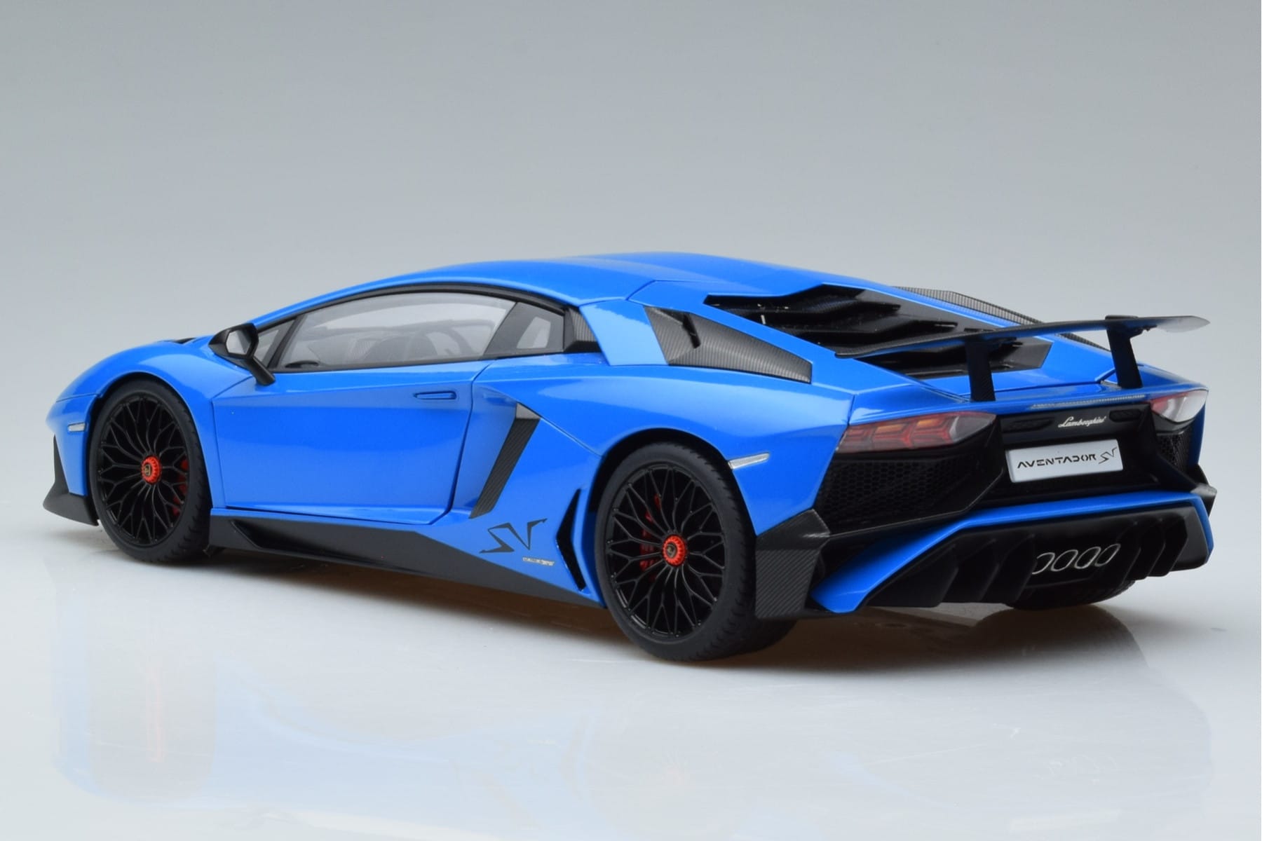 Lamborghini Aventador LP750-4 SV Blue AUTOart 1:18 74559 Composite — photo 6 of 8