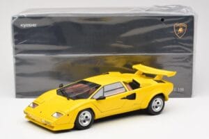 Lamborghini Countach LP 5000 Quattrovalvole Yellow Kyosho 1:18 08320Y Diecast — photo 8 of 8