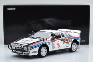Lancia 037 Martini #8 A. Bettega / M. Perissinot Safari Rally 1985 Kyosho 1:18 08306J Diecast — photo 8 of 8