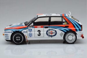 Lancia Delta HF Integrale Evoluzione #3 D. Auriol / B. Occelli Tour de Corse 1992 Kyosho 1:18 08348H Diecast — photo 4 of 9