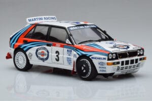 Lancia Delta HF Integrale Evoluzione #3 D. Auriol / B. Occelli Tour de Corse 1992 Kyosho 1:18 08348H Diecast — photo 5 of 9