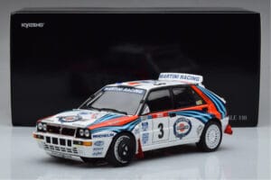 Lancia Delta HF Integrale Evoluzione #3 D. Auriol / B. Occelli Tour de Corse 1992 Kyosho 1:18 08348H Diecast — photo 9 of 9