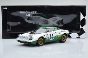 Lancia Stratos Alitalia #14 S. Munari / M. Mannucci Winners Rally Monte Carlo 1975 Minichamps 1:18 155751714 Diecast — photo 6 of 6