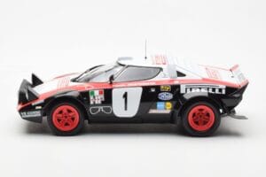 Lancia Stratos HF #1 Lancia Pirelli W. Rohrl / C. Geistdorfer Winners Dynabit Saarland Rallye 1978 Minichamps 1:18 155781701  — photo 3 of 6