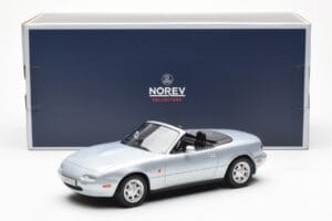Mazda MX-5 NA Silver Norev 1:18 188023 Diecast — photo 7 of 7