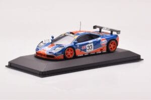 McLaren F1 GTR #33 Gulf Racing R. Bellm / M. Weaver / J-J. Lehto 24 Hours of Le Mans 1996 Minichamps 1:43 530164333 Diecast — photo 2 of 4