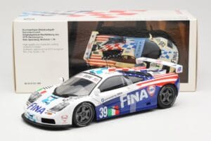 McLaren F1 GTR #39 N. Piquet / J. Cecotto / D. Sullivan Team Bigazzi 24 Hours of Le Mans 1996 UT Models 1:18 80439421485 Diec — photo 6 of 6