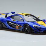 McLaren P1 GTR Blue With Yellow Stripes AUTOart 1:18 - image 5 of 7