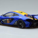 McLaren P1 GTR Blue With Yellow Stripes AUTOart 1:18 - image 6 of 7