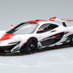 McLaren P1 GTR Gloss White With Red Stripes AUTOart 1:18