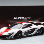 McLaren P1 GTR Gloss White With Red Stripes AUTOart 1:18 - image 7 of 7