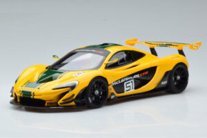 McLaren P1 GTR Yellow With Green Stripes AUTOart 1:18