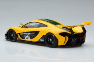 McLaren P1 GTR Yellow With Green Stripes AUTOart 1:18 81544 Composite — photo 6 of 7